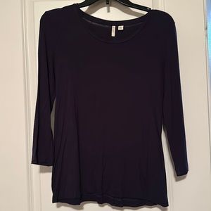 3/4 sleeve navy color